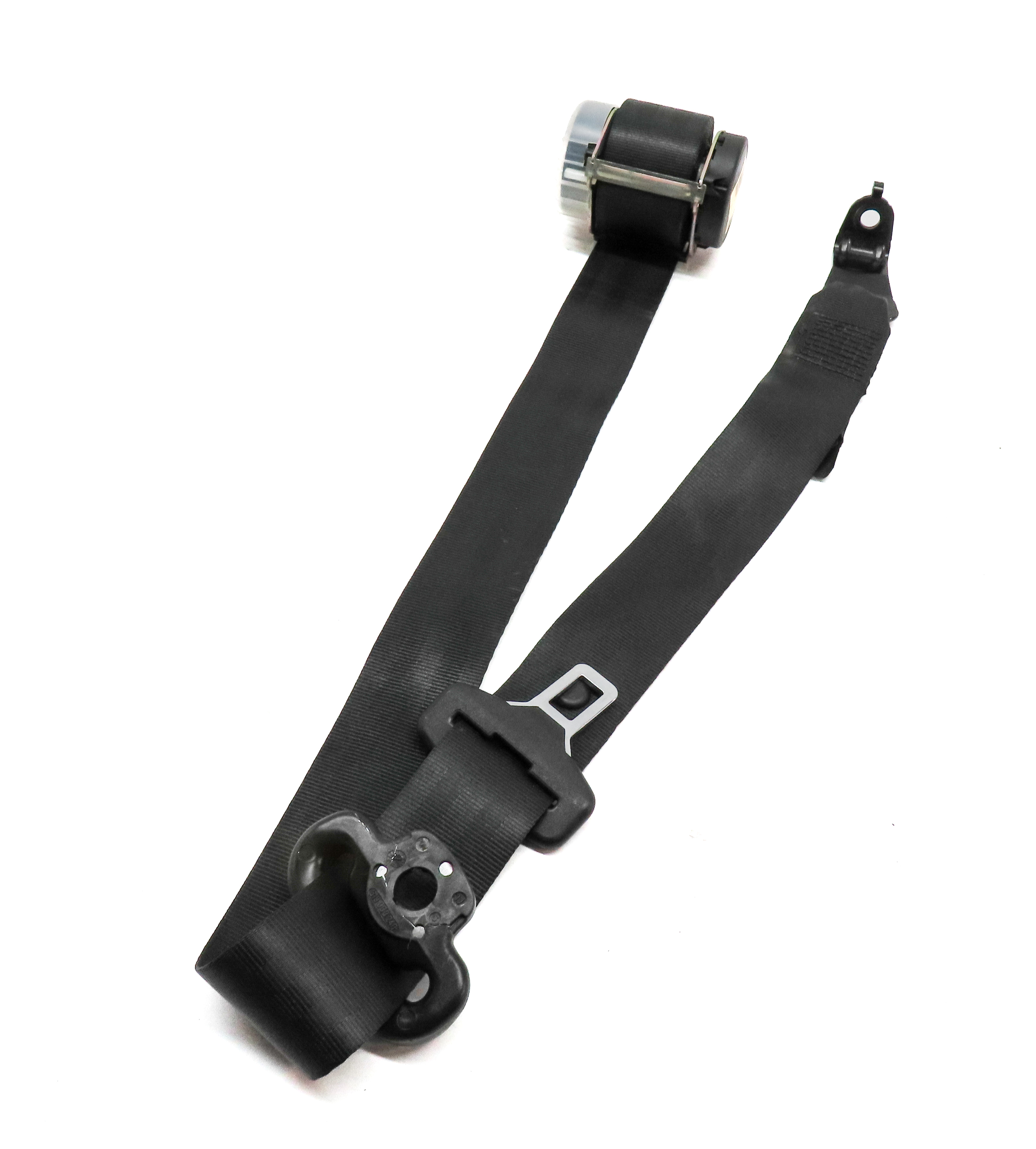 2009 LAND RANGE ROVER SPORT (L320) REAR RIGHT 2ND ROW SEATBELT RETRACTOR (BLACK) — exact item pictured